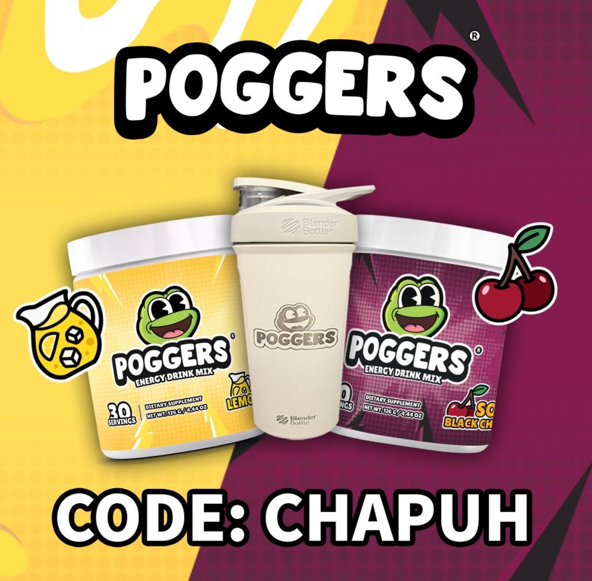nate (@chapuhtx) on Twitter photo Thank you <a href="/PoggersShop/">POGGERS® 🐸</a> for making me an affiliate!
Use code “CHAPUH” for a 10% discount on products! Thank you <a href="/PoggersShop/">POGGERS® 🐸</a> for making me an affiliate!
Use code “CHAPUH” for a 10% discount on products!