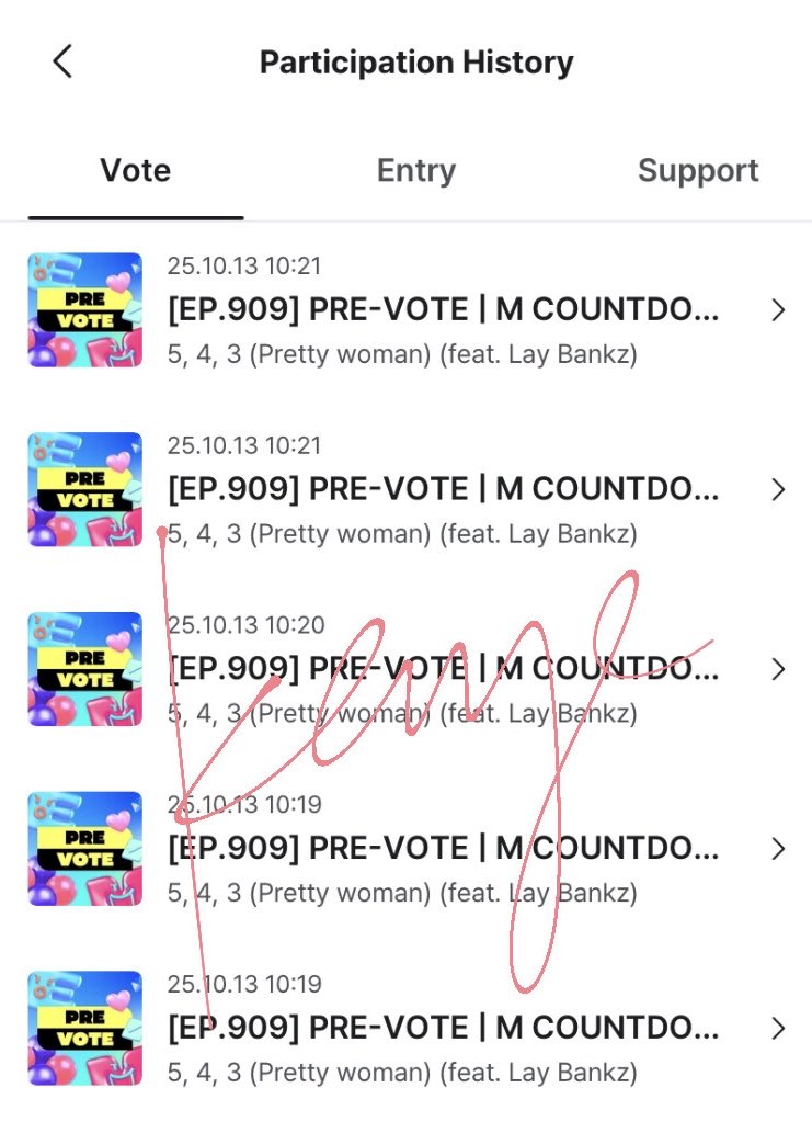 CARATS! COUPRANGS! GYULDANGIES! LAST DAY OF VOTING TODAY, PLEASE VOTE AND STREAM!

go to mnet app, log in/register. go to pre-vote m countdown and vote CxM (5,4,3 PRETTY WOMAN)

- ENDS: TODAY (OCT 13/11:59 PM KST)

VOTE: mnetplus.onelink.me/TRa8xohkwx0bcu…

STREAM MV: youtube.com/watch?v=u89aNe…