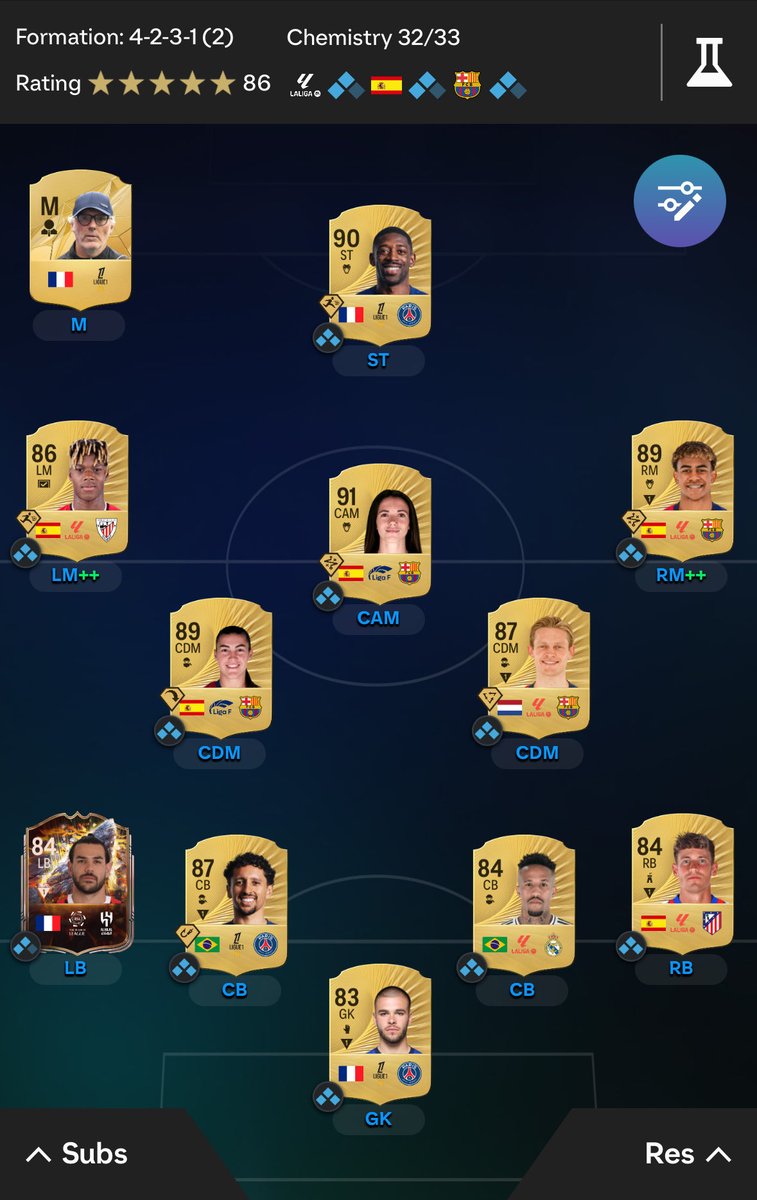 HowlinInTNorth's tweet image. WEEKEND #2 - 12-3 again in thee old FUT Champs. 2 losses I was unlucky but were deserved. Coming up against Mr. Perma Flickup &amp;amp; Bicycle kick was not the plan and demotivated the hell out of me, conceded 4 of them 🥴 (For clip 👉🏼 #4) Rewards were saved by Frenkie #FC26