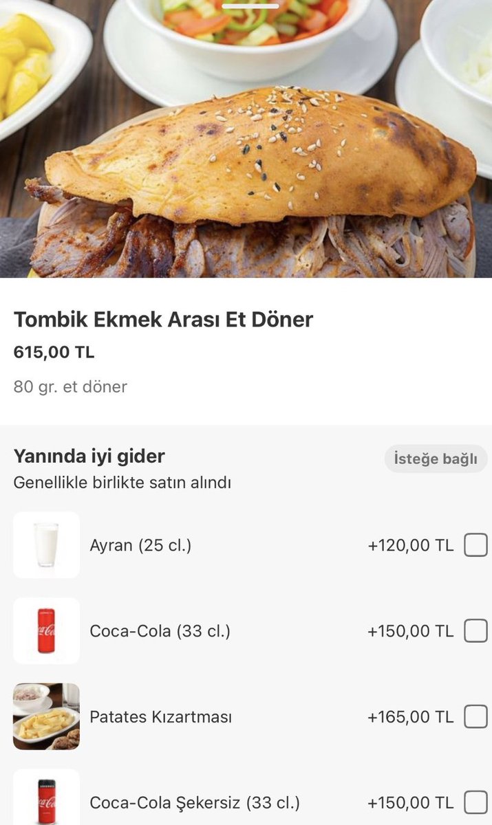 Mecbur kalmadıkça dışardan yemeyi bırakın

615 liraya 80 gr et döner yiyeceğime yarım kilo antrikot alır kolayca pişirir 2 kişi yeriz

Başıboşluktan artık soyguna başladılar