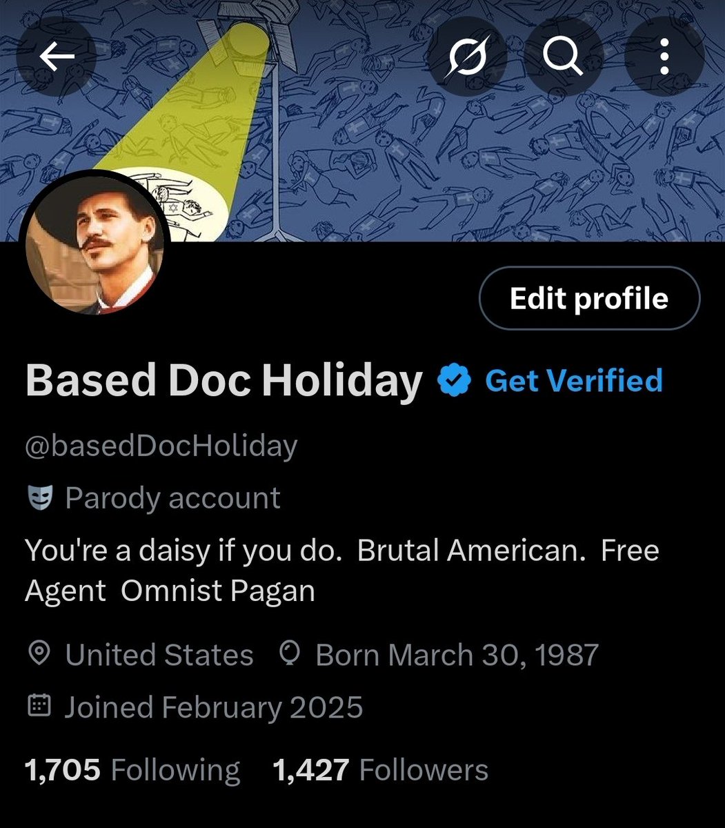 basedDocHoliday's tweet image. I don't often do these things for myself, I like to see others succeed when I can.
I must acquire 61 more followers to reach my first magic number.
Would anyone want to help their brother out?