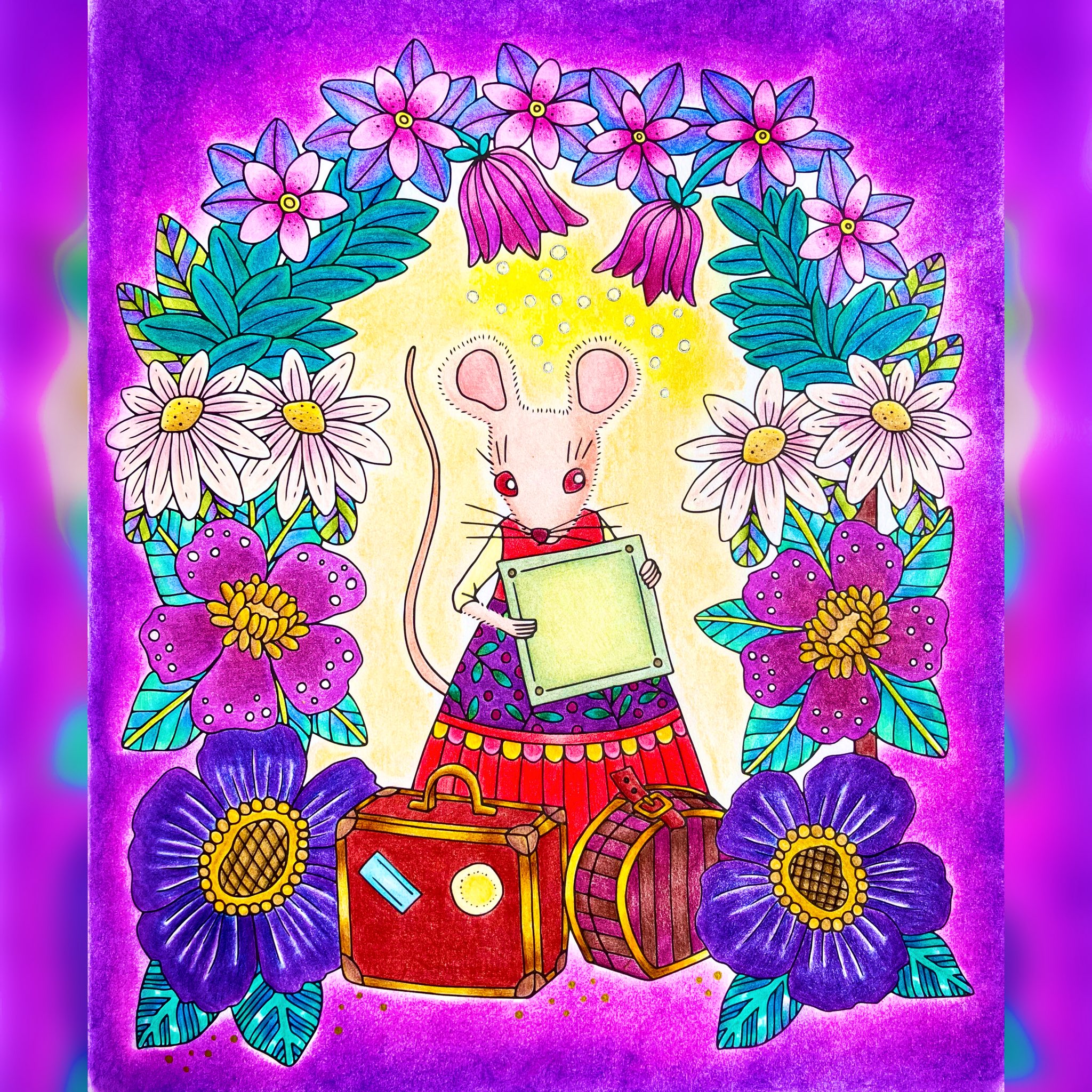 れにあ@大人の塗り絵 on X: 