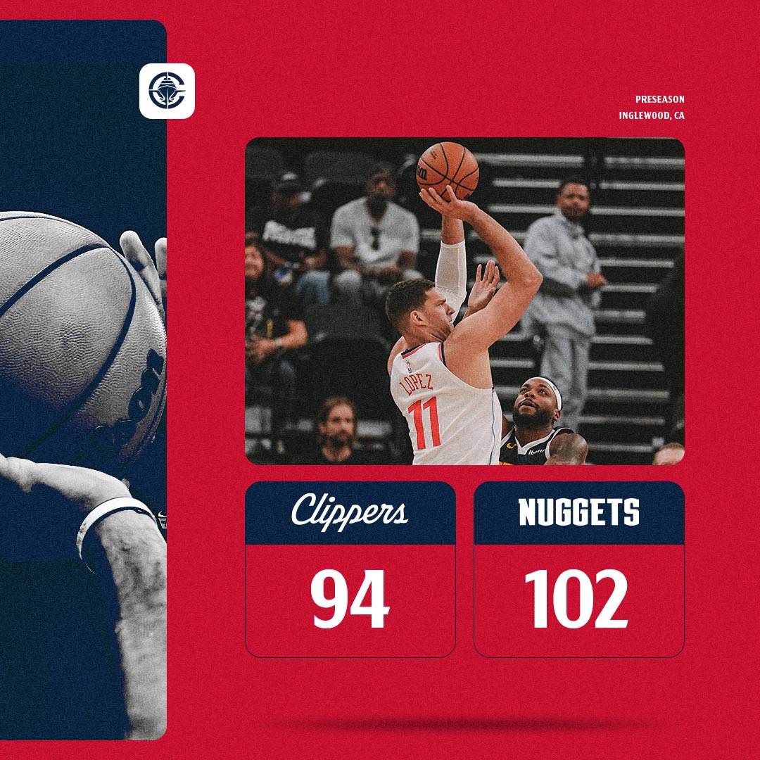 Final from preseason game 2. 