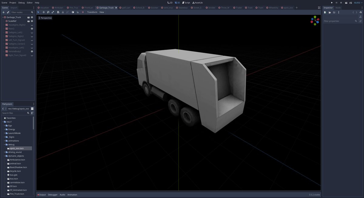greentheonly's tweet image. New autopilot viz assets came
Ambulance
Firetruck
Garbage truck
schoolbus