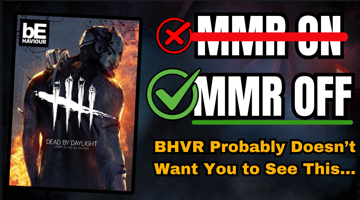 TheOnlyChoy's tweet photo. Playing DBD with MMR turned off has completely revived the game for me. 

I forgot how much variety the game actually has offer when you don’t play against meta slaves 24/7 https://t.co/7PRT80pyEJ