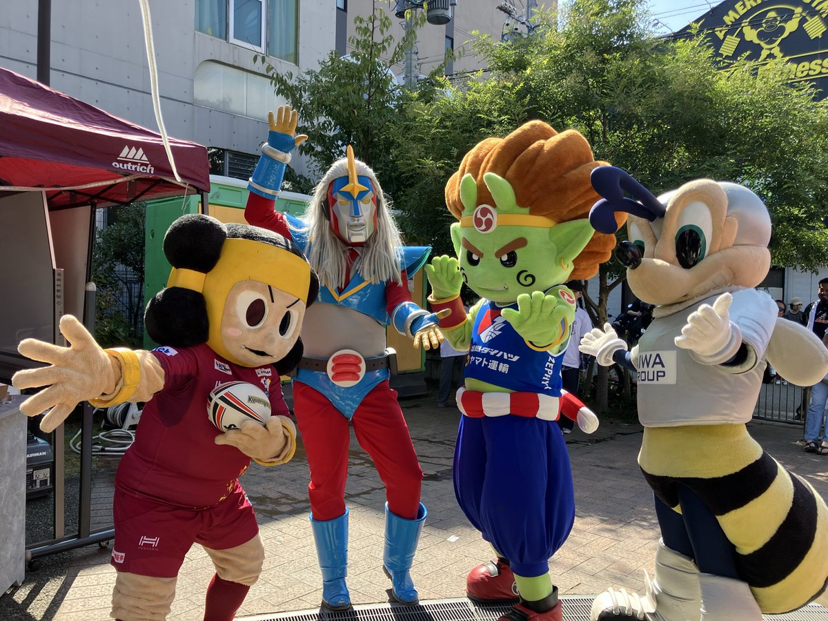 香椎勝負まつり】 まもなくステージイベント出演⚽️ #バカチンガー