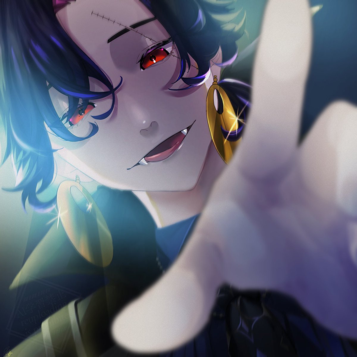 LLLLLightning's tweet photo. Halloween🩸
新衣装素敵です
#zalillust https://t.co/TleV1dxVMh