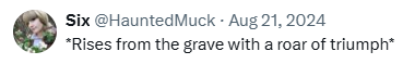 HauntedMuck's tweet photo. Wow that aged like milk. >.> https://t.co/SgLxo5IeIG