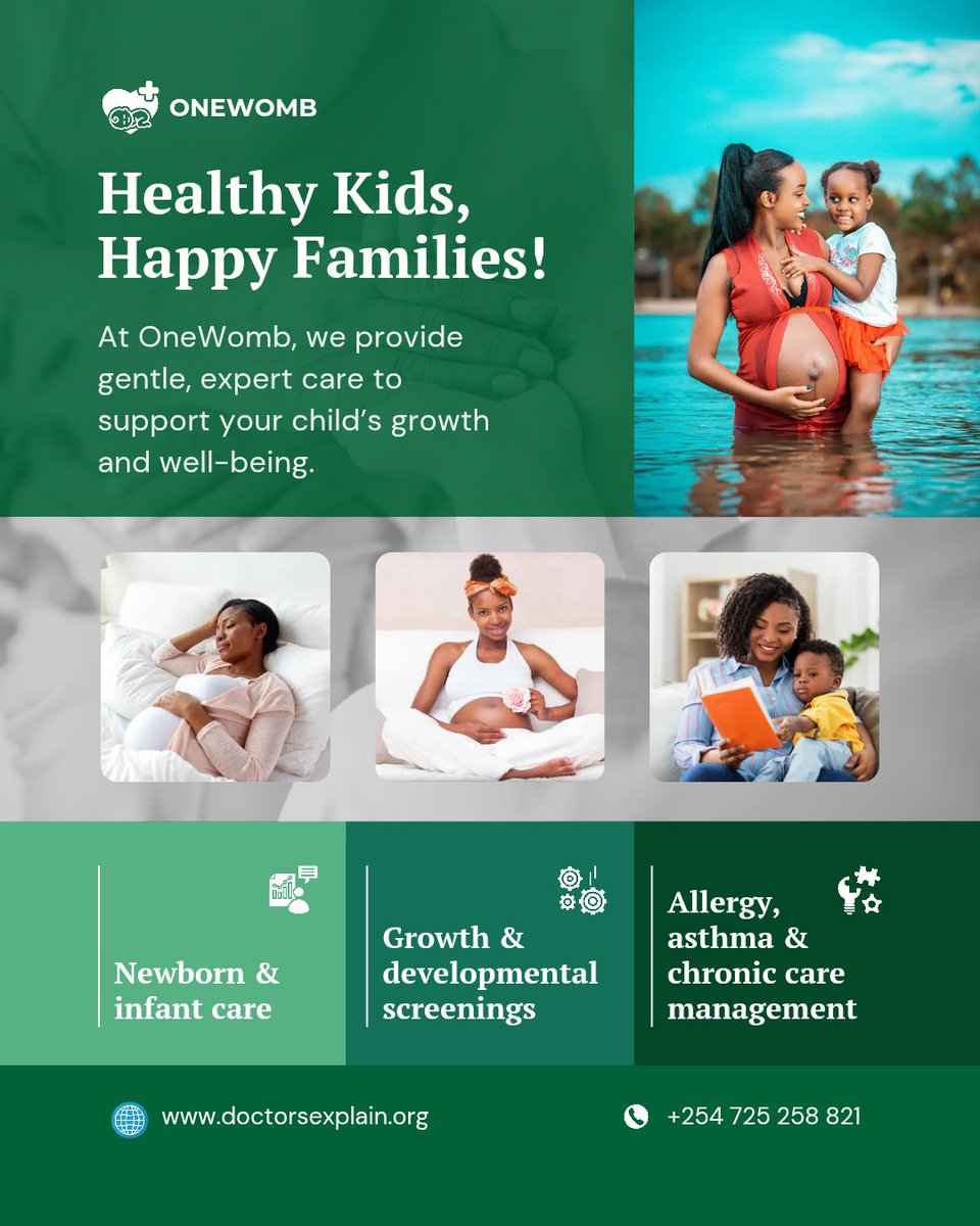 DocsExplainFM's tweet image. 🌍 OneWomb is revolutionizing maternal &amp;amp; child health in Africa with telemedicine, AI, offline tools &amp;amp; CHW empowerment. Saving lives through culturally relevant, mobile-first care. 💡👶🏽💪🏾 🔗 doctorsexplain.org

#MaternalHealth #DigitalHealth #MNCH # #CHWs #CareThatConnects