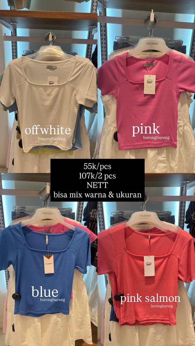 eaudedaisy's tweet photo. WARNA (SQUARE NECK) https://t.co/1f1jzm8FuU
