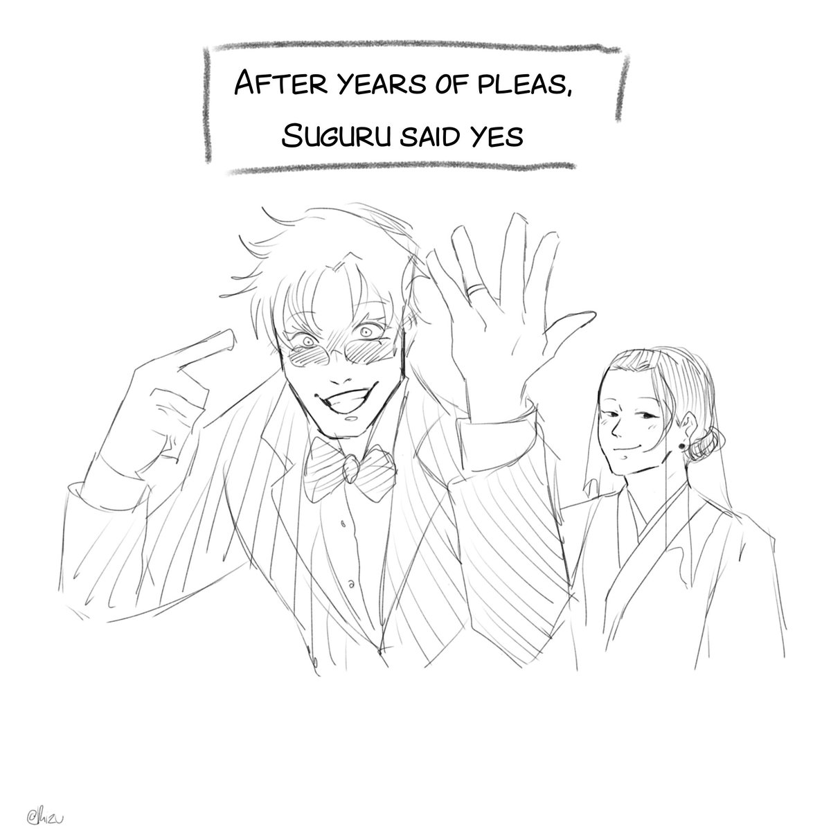 He said yes! 

#五夏 #goge #stsg #satosugu
