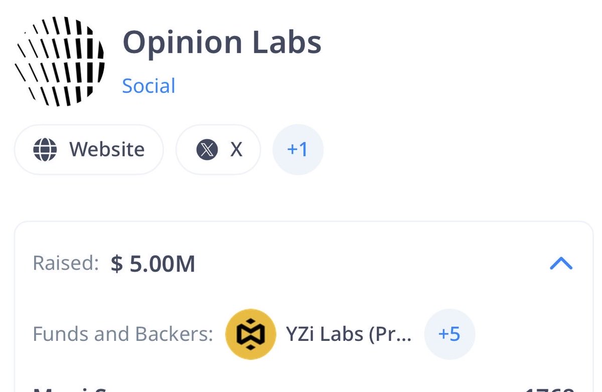 OriginOfCase's tweet photo. Earn with @opinionlabsxyz — The Social Points &amp; Airdrop Revolution 🚀

💰 Raised: $5M
⏱️ Time: 40 min
🧠 Category: Social + Prediction Market
🔮 Network: Monad

Let’s dive in 👇 https://t.co/QzlFO6bR3Z