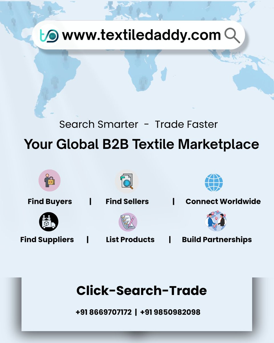 Textile Daddy B2B Portal (E-commerce) tweet media