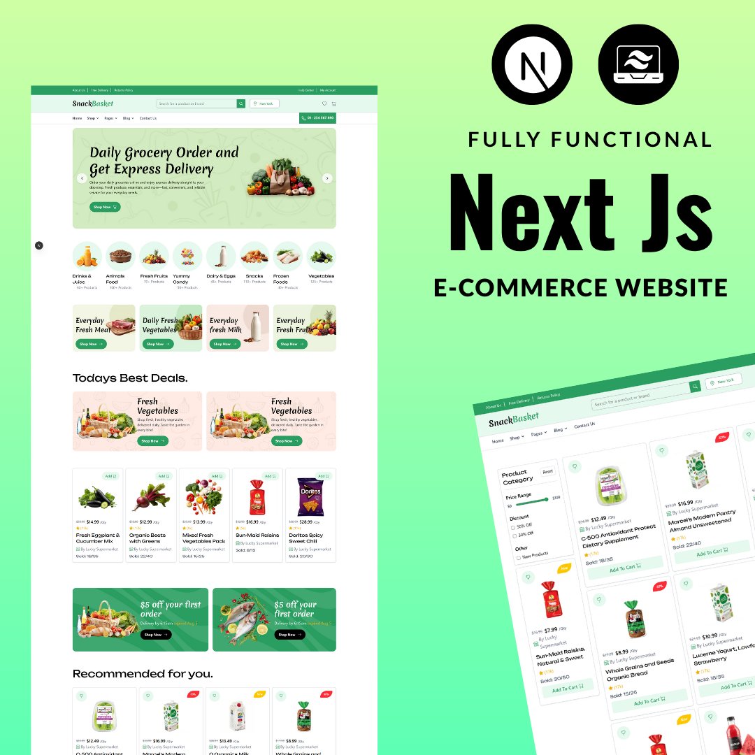 k2infocom's tweet image. Fully Responsive Next.js Online Store Template with Tailwind CSS
buymeacoffee.com/k2infocom/resp…
#Nextjs #TailwindCSS #EcommerceTemplate #OnlineStore #ResponsiveDesign #WebDevelopment #NextjsEcommerce #TailwindUI #FrontendDev #WebDesign #JavaScript #NextjsTemplate #UIUXDesign