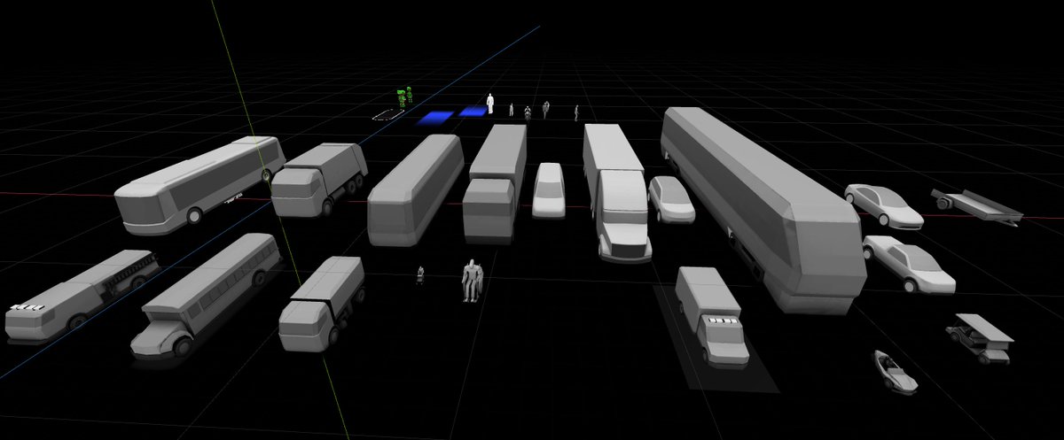 TeslaNewswire's tweet photo. 🔥 Tesla Autopilot/FSD visualization will soon be able to recognize and display many more vehicle types!

The 3D assets were recently spotted in the code:

✅ Ambulance
✅ Train
✅ Fire truck
✅ Garbage truck
✅ School bus
✅ European semi-truck
✅ Golf cart
✅ Scooter
✅ Skateboard
✅ Stroller
✅ Street sweeper
✅ Three-wheeler
✅ Trailer
✅ Tram
✅ Wheelchair