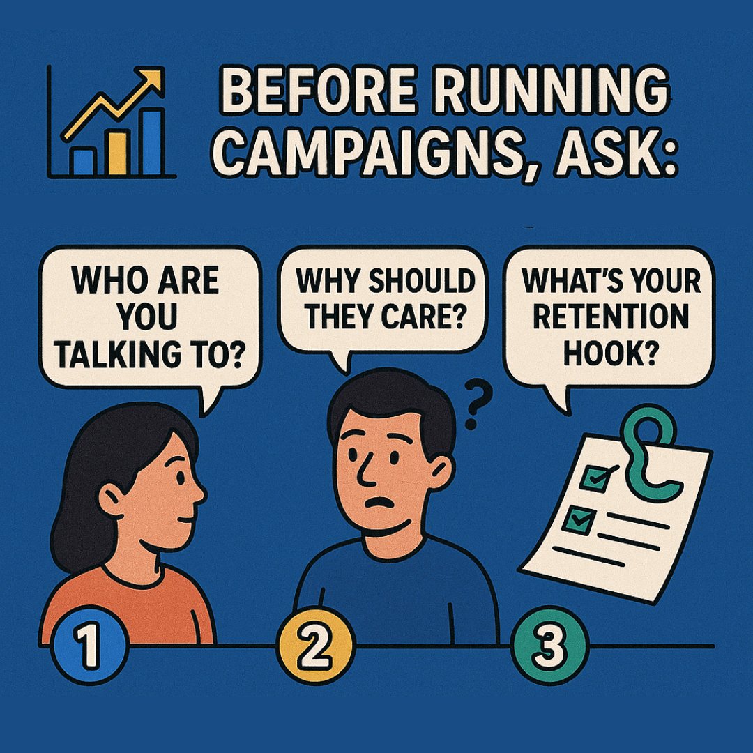 AlSparkResearch's tweet image. 📊 Before running campaigns, ask:

1️⃣ Who are you talking to?
2️⃣Why should they care?
3️⃣What’s your retention hook?

In Web3, growth ≠ reach.
Growth = engagement that sticks.

#Web3Growth #GrowthTips #AllsparkResearch