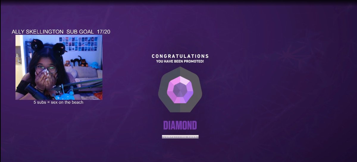 allyaltf4's tweet photo. THREE YEARS LATER I FINALLY HIT DIAMOND I LOVE VALORANT WOO 💜 https://t.co/YyQcSyxf7B