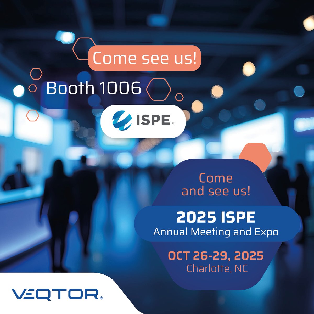 InfoVeqtor's tweet photo. The ISPE Annual Meeting & Expo 2025 is almost here!

Be sure to register, connect with our team at Booth #1006, and explore how we drive innovation, compliance, and readiness across the pharmaceutical and biotech industries.

We partner with clients to accelerate facility readiness, enhance regulatory confidence, and enable operational excellence from concept through commercialization.

When you visit Booth #1006 you will meet VEQTOR’s:
🔹 Christopher Tydus - Sr. Partner and Managing Director
🔹 Matthew Galley - Sr. Director of CQV and Professional Services.

💬 Message us to schedule a meeting. We’d love to connect and discuss your next phase of growth!

To learn more about VEQTOR visit: https://t.co/6ZuctoLm0k
To register for the expo visit: https://t.co/G3i8WZQpXf

#ISPE2025 #ISPEAnnualMeeting #Pharma #Biotech #FacilityReadiness #RegulatoryCompliance #CQV #DigitalTransformation #VEQTOR