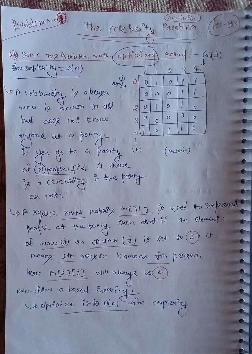 programmersatya's tweet image. 💡 Day 9 of #100DaysOfDSA

I focused on solving some DSA problems 
✅ The celebrity problem 

I’m currently learning Data Structures &amp;amp; Algorithms in C++ from the CoderArmy YouTube channel with Rohit Negi brother — an amazing mentor.
#100DaysOfCode #DSA  #CodingJourney #CoderArmy