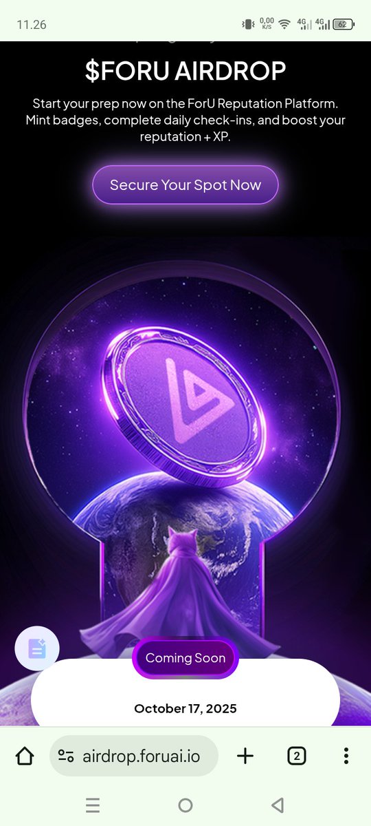 mhdiqbal_lubis's tweet photo. Are you Ready guys for eligibility check @4UAICrypto ?
I Can't wait for October, 7 th.
@pangxuekai 
@54yl1 
#BSC 
#Somnia_Network https://t.co/A9ijVj2Hde
