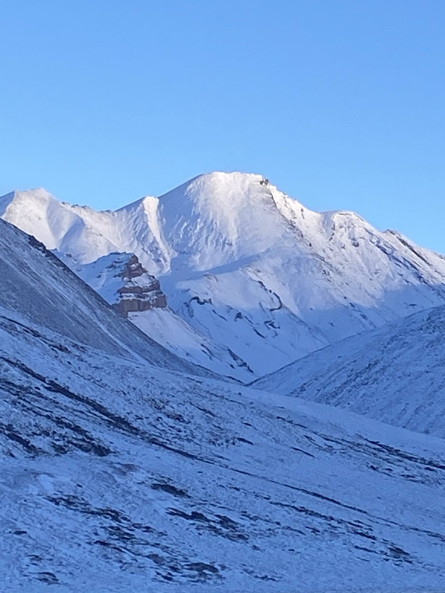 One last look at the mountain I’ve been posting pics of all year. Not sure what drew me to her, but if you follow me you’ve seen it before. I won’t see her again until 2026 due to our work scope. Hope she doesn’t ever change. 

The Mountains Win Again, Blues Traveler✌️