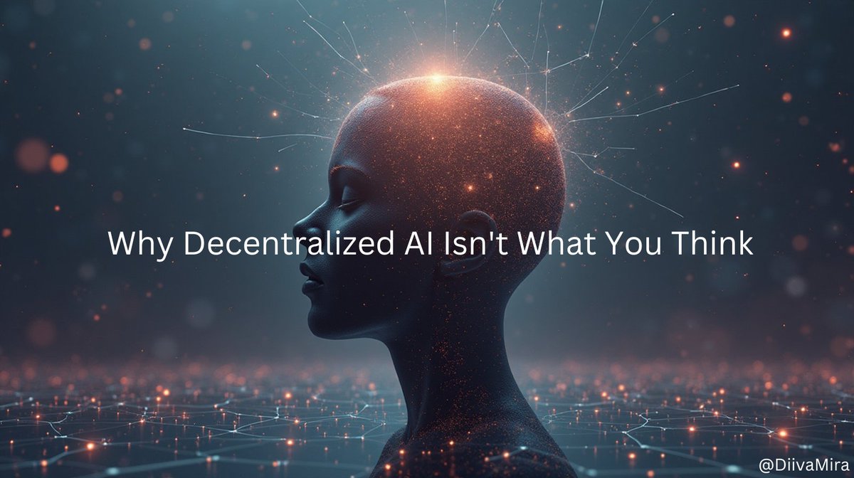 DiivaMira's tweet image. Gm

At the end of the day, this question still echoes

What separates real infrastructure from theater?

Especially in decentralized AI, where everyone talks about rebuilding trust, too many solutions still mirror the old centralized systems, only this time, with a token…