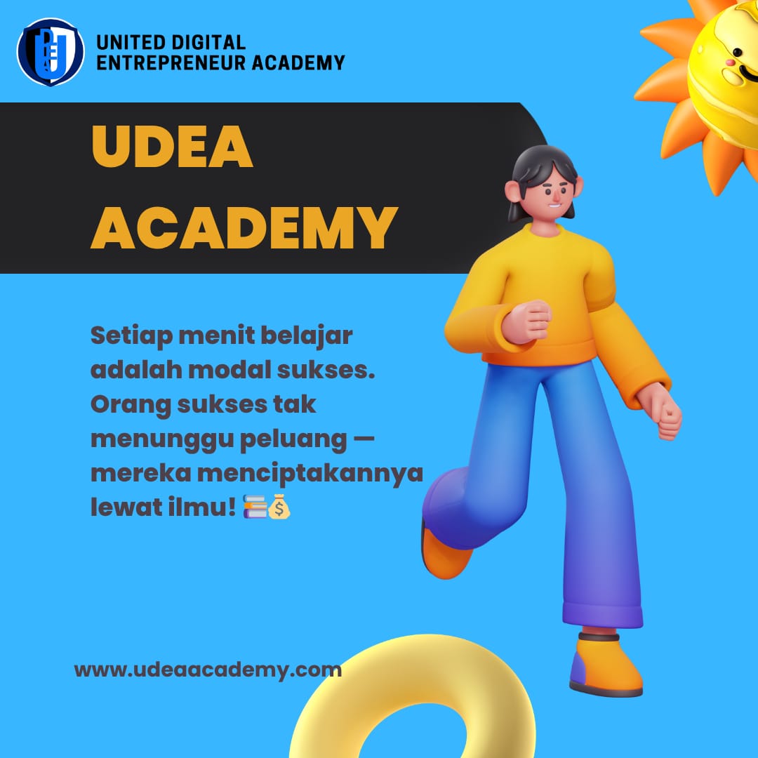 MisKana7's tweet image. 🌞 *Hallo Sahabat UDEA Academy!*

_Belajar itu bukan sekadar menambah ilmu, tapi menyiapkan diri untuk menciptakan peluang dan menghasilkan kesuksesan dari pengetahuan! 💪📚💰_

Info belajar sambil menghasilkan cuan chat wa me. 081395397713

#UDEAacademy
#UFT