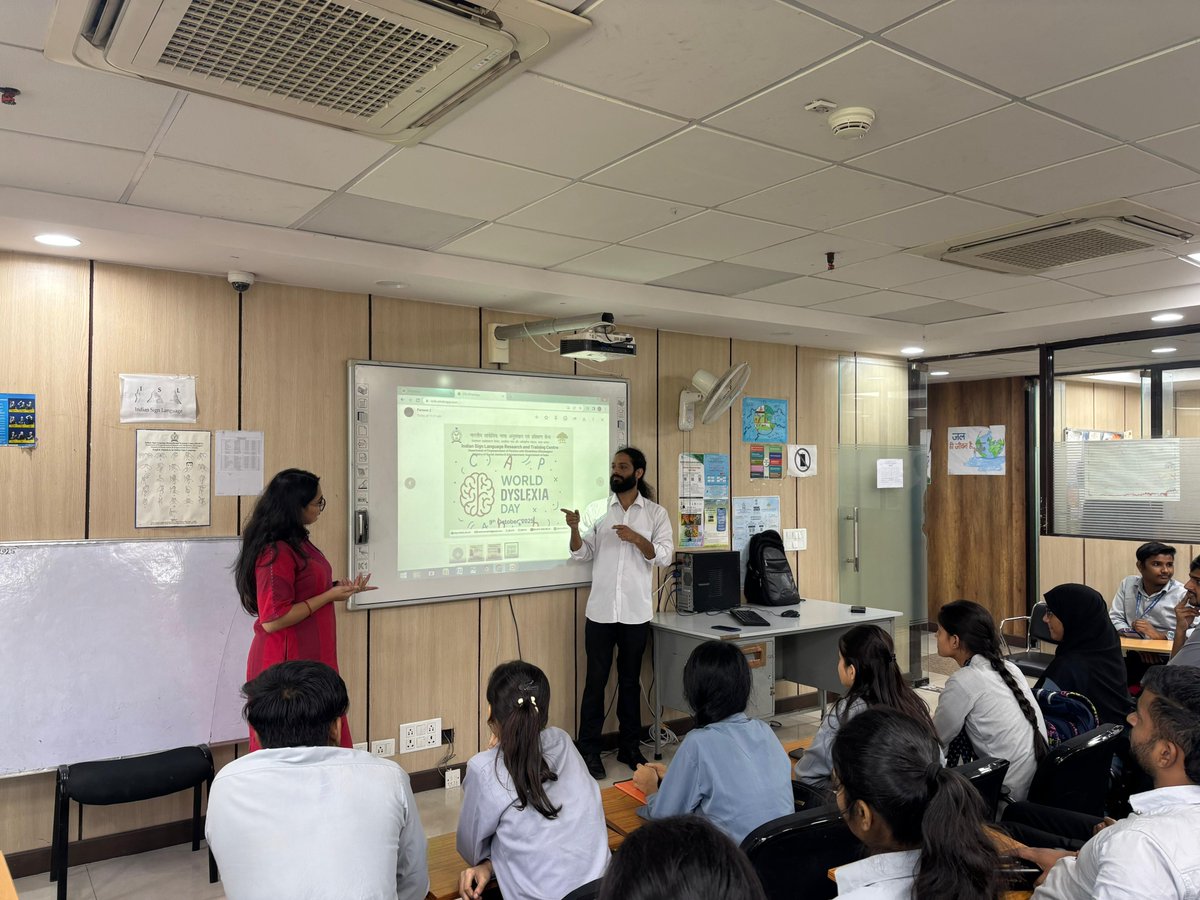 islrtc's tweet image. 💙 ISLRTC observed #WorldDyslexiaDay (Oct 9) under the guidance of Dir. Sh. Kumar Raju, raising awareness on challenges & inclusion for individuals with Dyslexia. Together, we stand for empathy, understanding & inclusive education. 🌍 #InclusionForAll #AccessibilityMatters