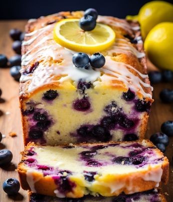 Bright, zesty &amp; bursting with blueberries! 🍋💙 This Lemon Blueberry Loaf Cake is pure sunshine in every bite! #CAKE 
Full Recipe: durl.ca/Gbek7