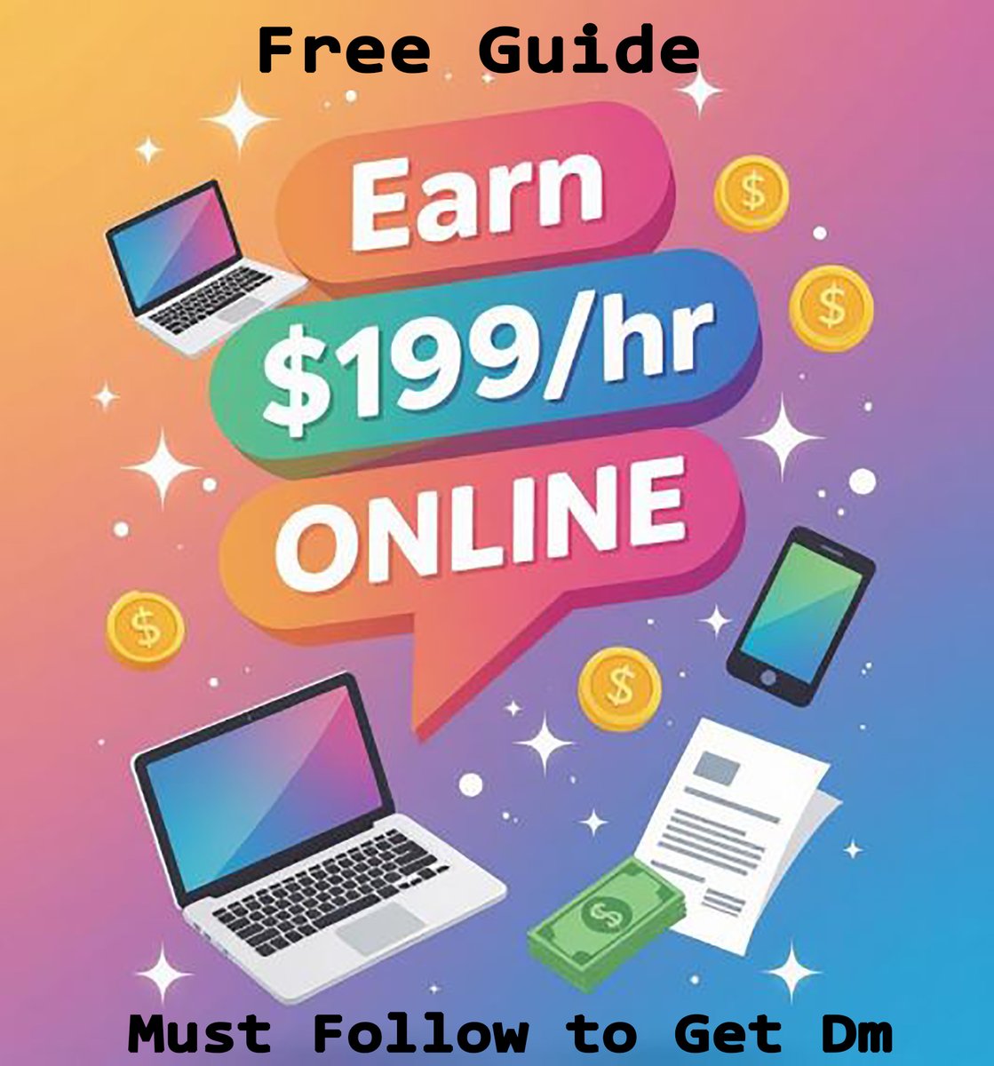 Tech_Shishir's tweet image. 💰 Work online and earn big! 

Data entry jobs paying up to $199/hr — no experience! 

✅ Zero cost, zero risk, 100% real 

Repost and Comment &quot;Need&quot;

👉 Must follow me — I only share the method with my followers.