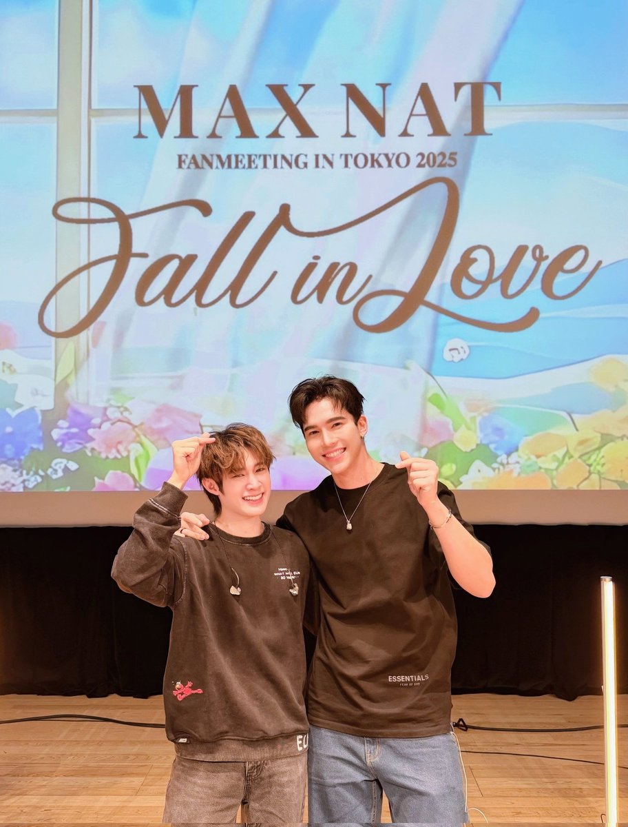 บรรยากาศรอบ SOUNDCHECK  ของ “แม้ก” <a href="/mmaxmaxxxx/">MMAX</a> และ “ณฐ” <a href="/natasittttt/">Nat ;) น้องแจมแจม ft. น้องเหนือ</a> ในงาน MAX NAT FANMEETING IN TOKYO 2025 ✨️

#MAXNATFMINTOKYO2025