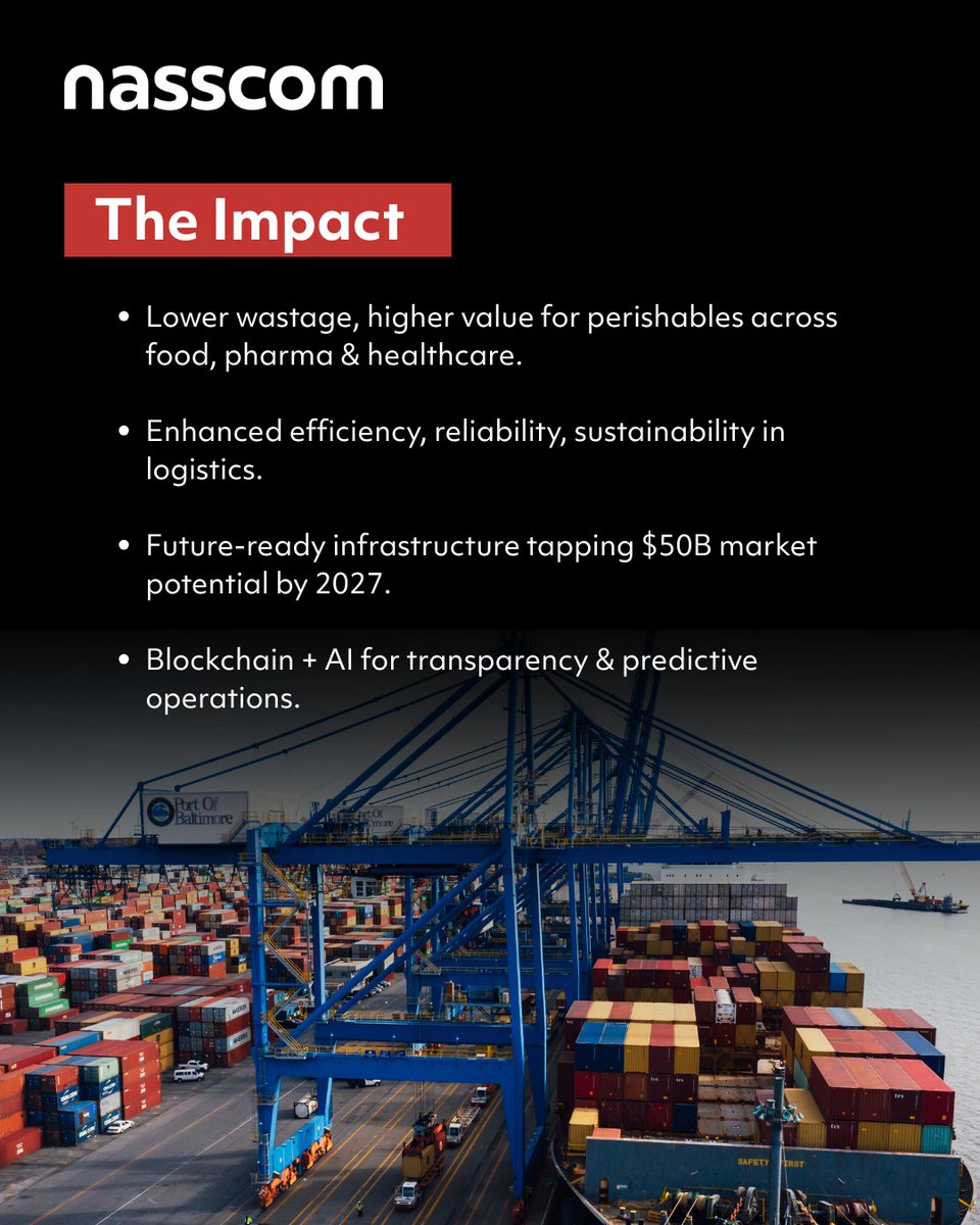 nasscom's tweet image. By fusing IoT, data analytics, and AI, Celcius Logistics is ensuring every perishable product travels smarter, safer, and greener, powering a more resilient, tech-enabled India.

#TechCredibleIndia #SmartLogistics #AI

@celciusindia