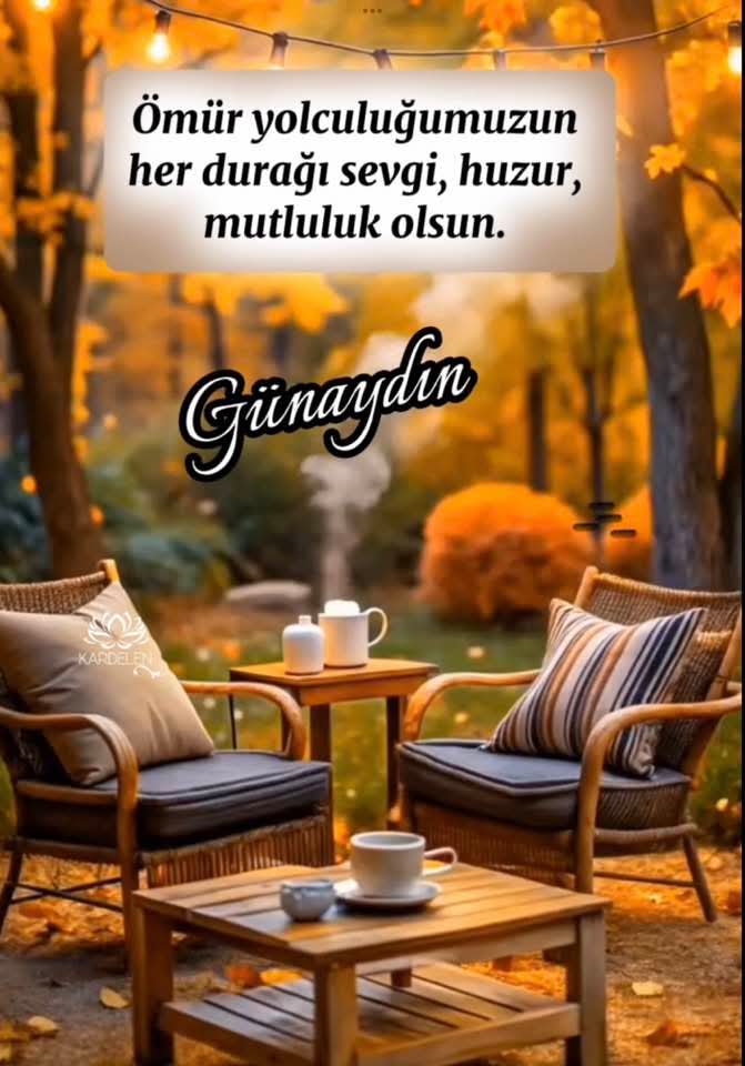 Günaydın hayırlı sabahlar