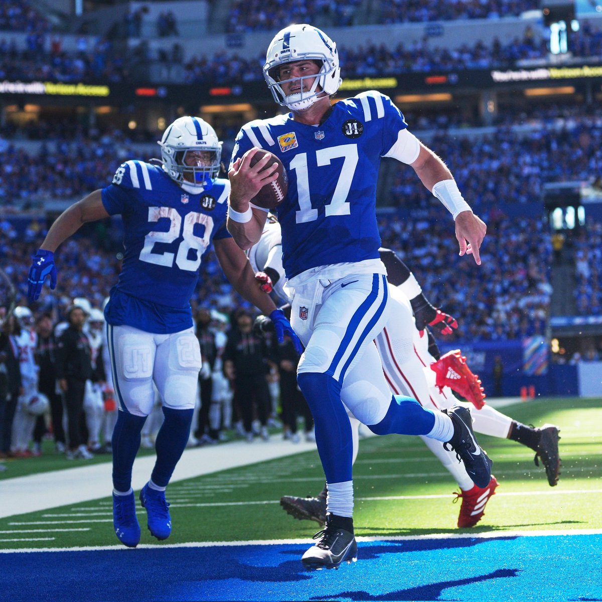 NFLGunlukleri's tweet image. Colts bu sezon 2009'dan beri 5-1 ile en iyi başlangıcı yaptı. 👏
2009’da Colts, QB Peyton Manning ve koç Jim Caldwell yönetiminde sezona 6-0 başlamıştı.
#ForTheShoe