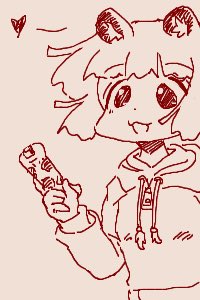 「ちかごろのらくがき1 ちくわ」|うちうのイラスト