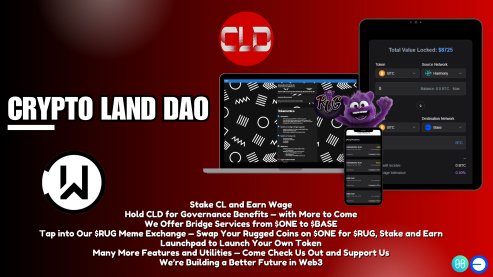 GMoon dear #crypto fam
Happy Monday!
If you want to earn crypto, join CLD
Very unique opportunity for novice and expert.
$WAGE
$RUG
#CLD