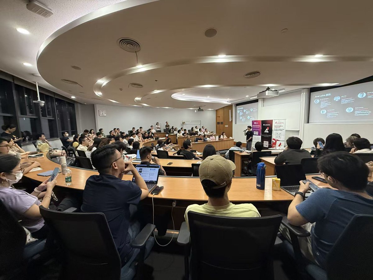 Avalanche_中文🔺 (@avalanche_cn) on Twitter photo 10 月 11 日晚上,复旦大学区块链协会、<a href="/OurTinTinLand/">TinTinLand</a> 合作的 Avalanche Campus Connect在上海复旦大学成功举办!
从Avalanche 共识技术的底层探讨到 RWA,从开发者生态到AvaCooud 企业级基础设施,活动汇聚了来自校园、技术与产业的思想碰撞,共同探讨 Avalanche 10 月 11 日晚上,复旦大学区块链协会、<a href="/OurTinTinLand/">TinTinLand</a> 合作的 Avalanche Campus Connect在上海复旦大学成功举办!
从Avalanche 共识技术的底层探讨到 RWA,从开发者生态到AvaCooud 企业级基础设施,活动汇聚了来自校园、技术与产业的思想碰撞,共同探讨 Avalanche