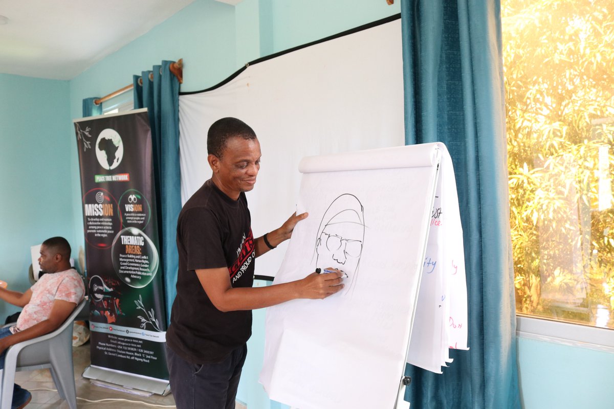 peacetreenetwo1's tweet image. Barroh: “Art lets us feel what stats can’t. It reclaims space, dignity, truth.” #FromWordsToAction #InclusiveGovernance @Zivikfunding