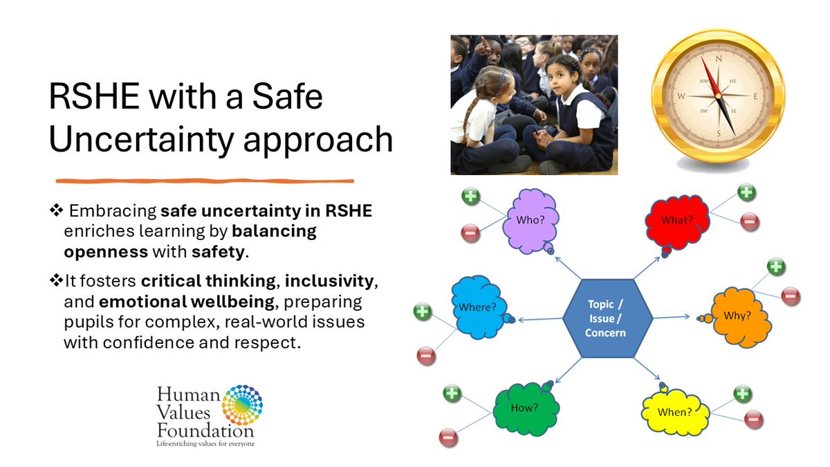 #teaching #RSHE can be a scary experience!  

Approaching it with SAFE UNCERTAINTY protects #emotional #wellbeing &amp; allows for open discussion.
See 
tes.com/teaching-resou…

#values #PSHE #education