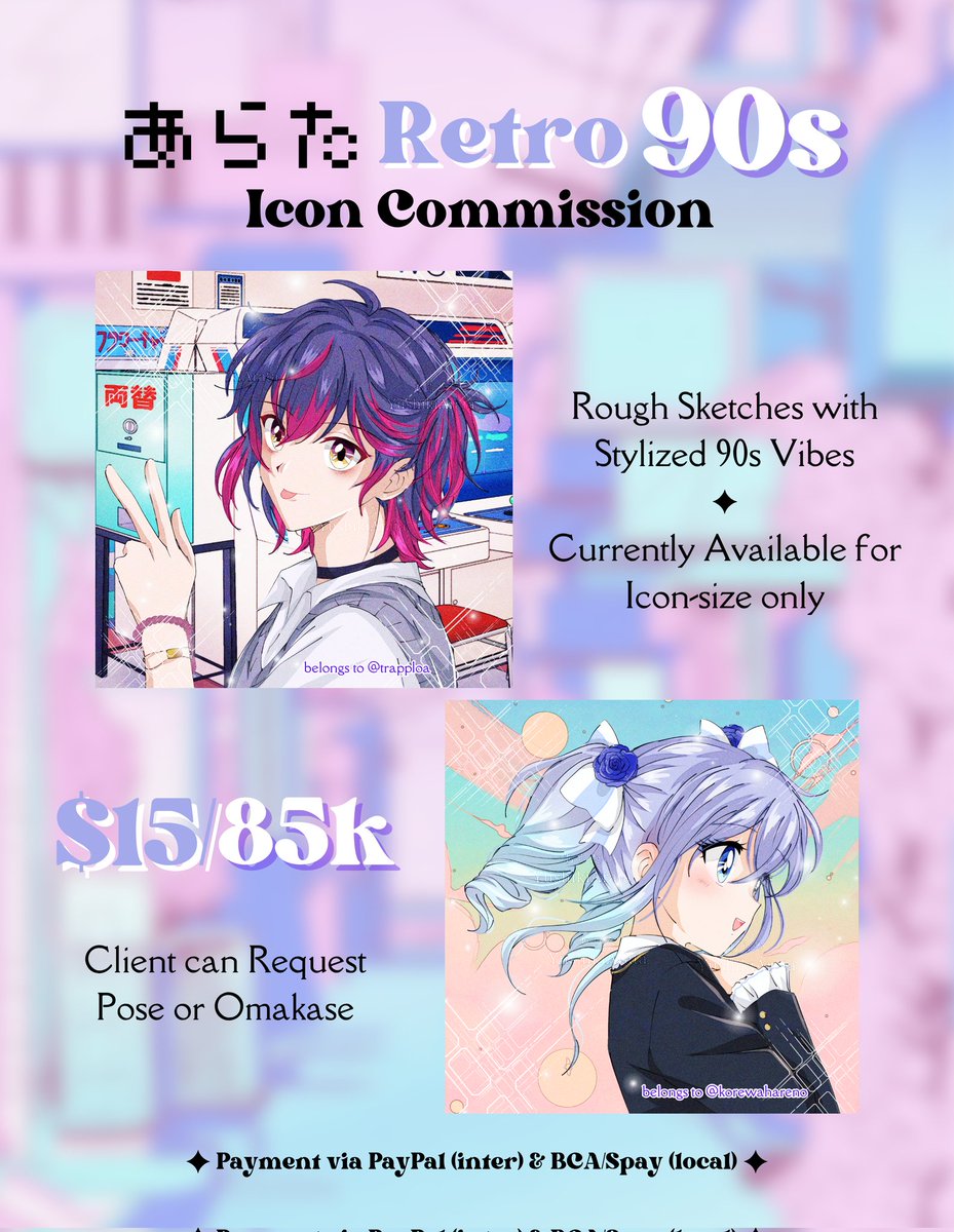 YushikiArata's tweet image. ✦ URGENT COMMS 3 Slots Only!
Sharing is very much appreciated (ᵕ´ ∇ ˋ˶)🤌
I’m opening quick comms for my school needs, with a new style I’ve been practicing ✏️✨
✦ Since this is urgent, payment will be made upfront
~
Don’t forget to read my TOS
link below ദ്ദി ˉ͈̀꒳ˉ͈́ )✧
