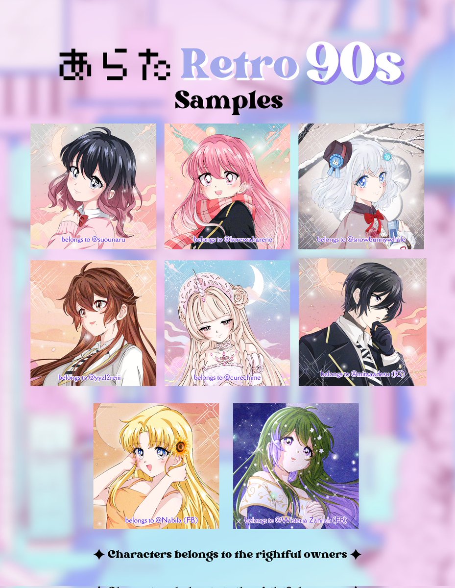 YushikiArata's tweet image. ✦ URGENT COMMS 3 Slots Only!
Sharing is very much appreciated (ᵕ´ ∇ ˋ˶)🤌
I’m opening quick comms for my school needs, with a new style I’ve been practicing ✏️✨
✦ Since this is urgent, payment will be made upfront
~
Don’t forget to read my TOS
link below ദ്ദി ˉ͈̀꒳ˉ͈́ )✧