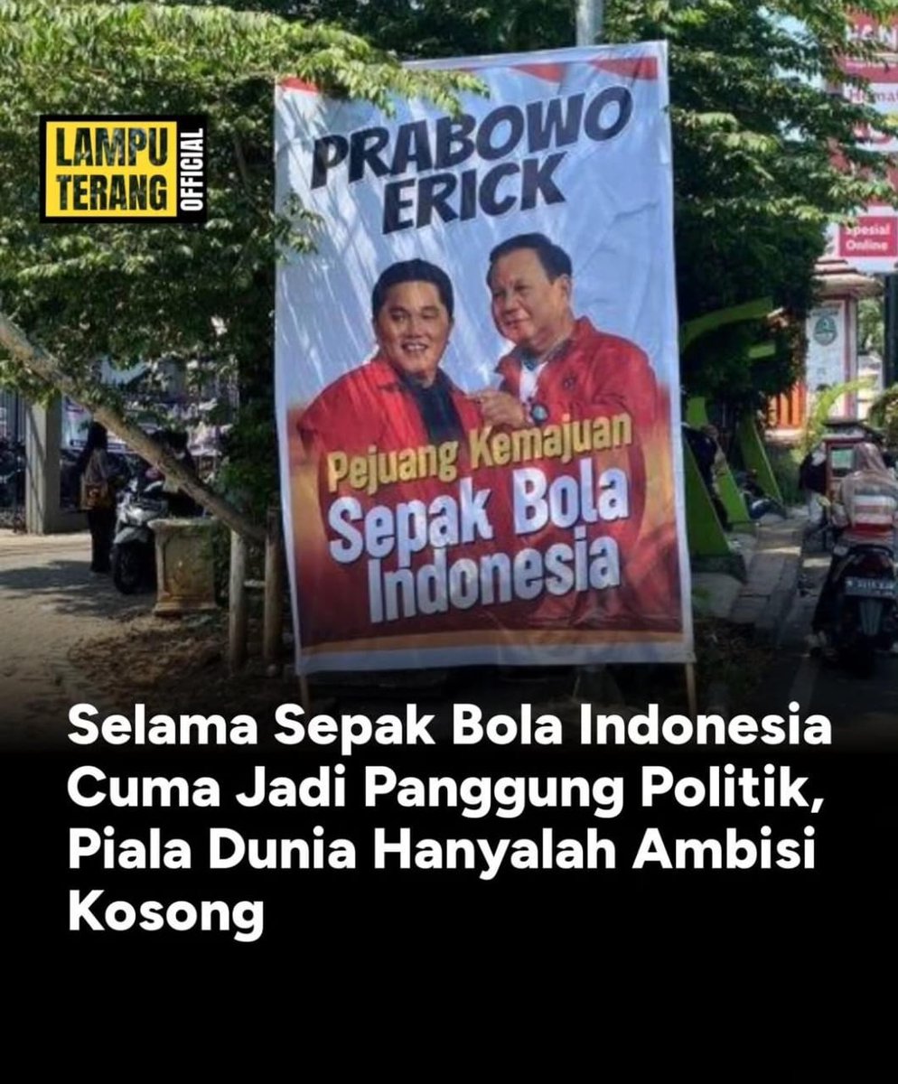 Anak__Ogi's tweet image. Satu dua orang yg berbuat, satu Indonesia yg kena karma.
@prabowo @erickthohir #ErickOut ☠️🤡