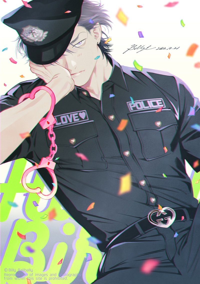 ビリーおばあちゃん、𝑷𝒐𝒍𝒊𝒄𝒆はもう2020年のイチイ誕で描いたでしょ👮‍♀️✍️👵🏻