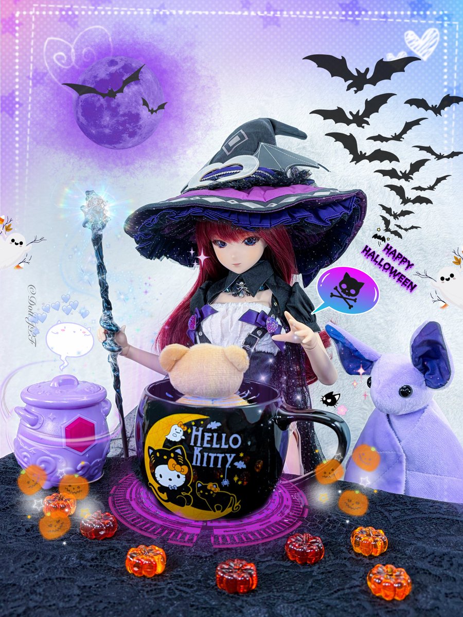 AndroidPDF's tweet image. 澪ちゃん: 今夜は特別な魔法をかけるの🧙‍♀️
この小さなクマちゃん🧸も、きっと目を覚ますわ…🎃… 「闇よ、月光よ、我が呪文に応えなさい。この魂に眠る力、いま解き放つ――💫」 (〃’▽’〃)

#halloween #ハロウィン #witch #魔女 #dollheart #smartdoll #smartdolljourney #smartdoll澪 #dolljpf