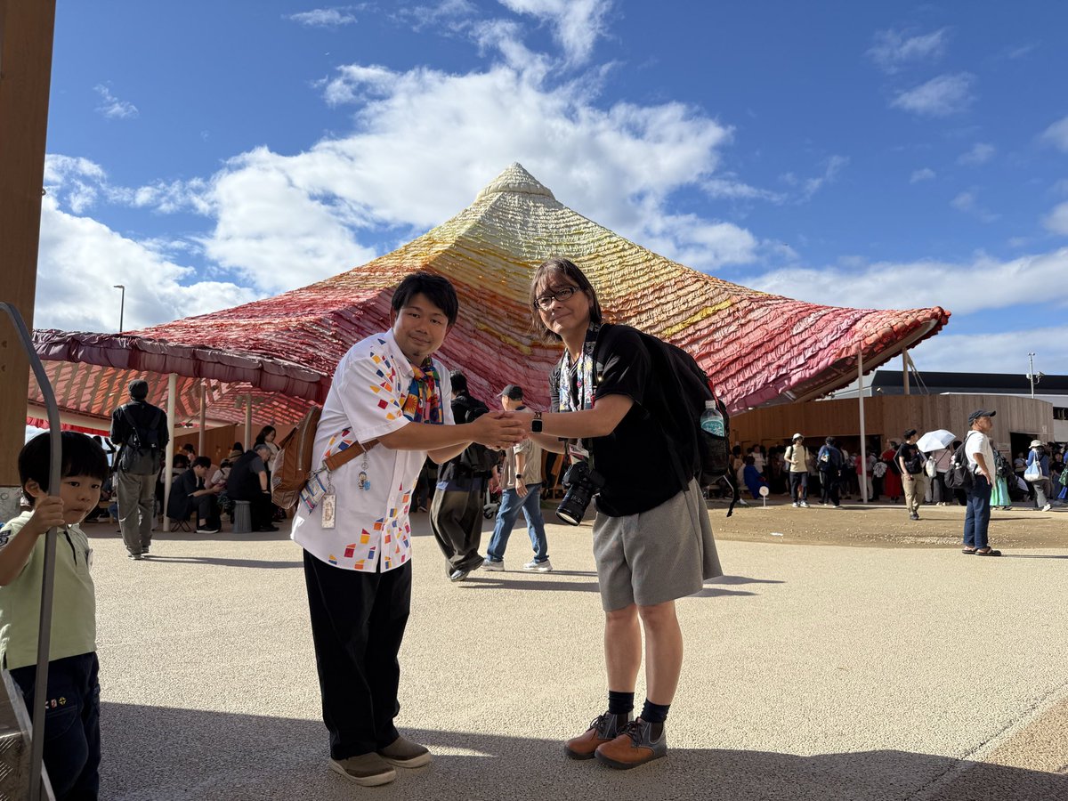 yonezawatakashi's tweet image. 休憩所1で、パシャリ、パシャリ📷

#大阪関西万博 #EXPO2025
#万博トイレ5 #万博2億円トイレ
#動く米澤パビリオン