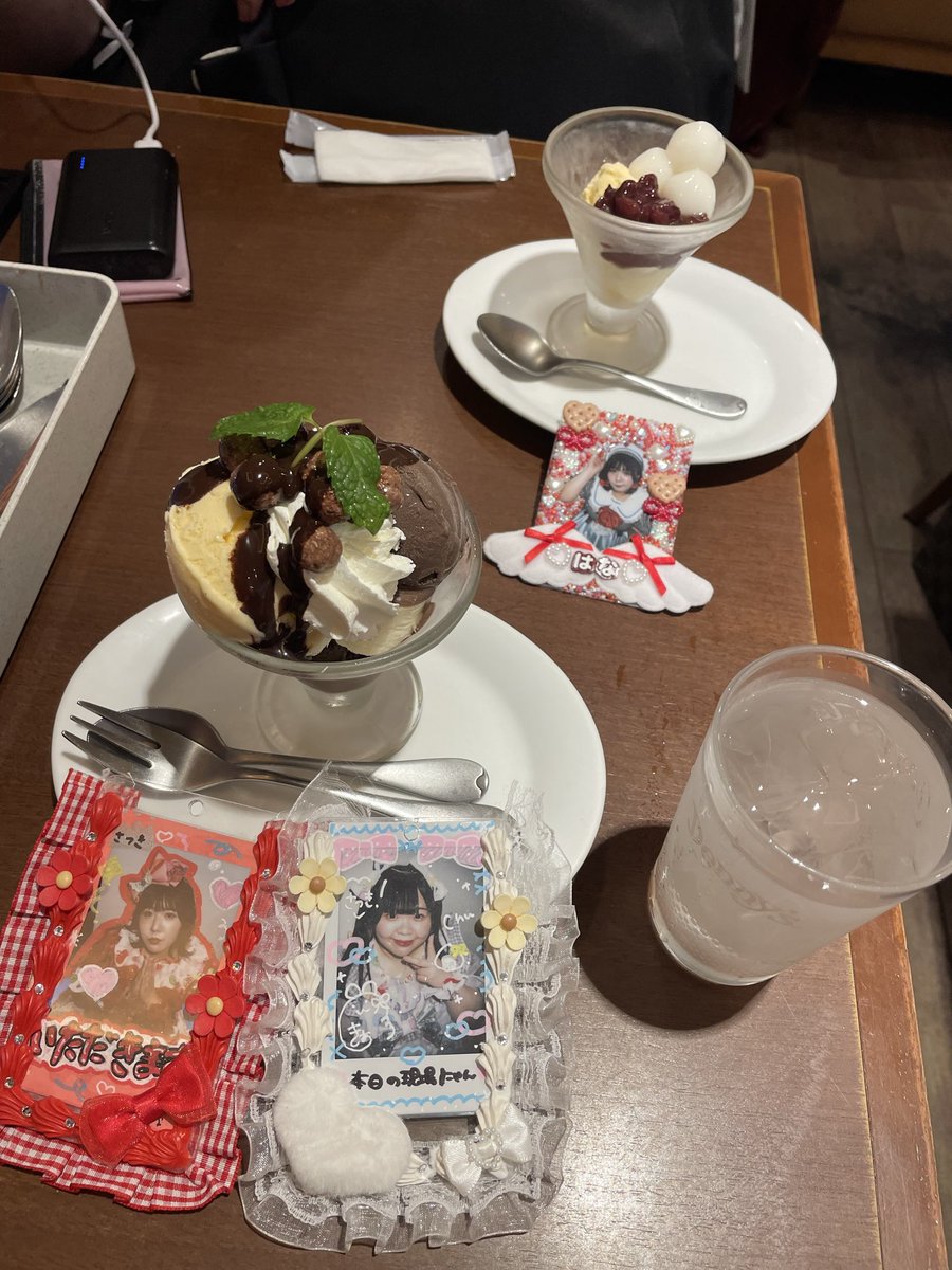 わかなちゃんとひとやすみ〜🍨
<a href="/waka_hanaBA/">wakana ♡🪽とめいとまる🍅🙆</a> 💗

#にっこりはなこり 
#まぁたんすきやけん