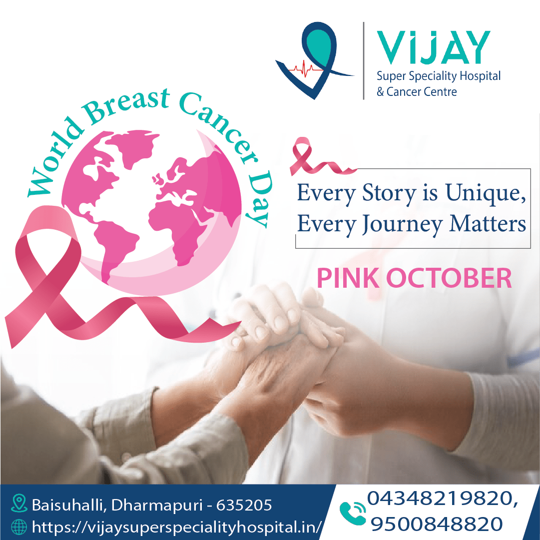 vsshcc's tweet photo. 🎀 World Breast Cancer Day 🎀

Every woman’s story is unique, and every journey deserves to be heard. 💗

✨ Every Story is Unique, Every Journey Matters ✨

📍 Baisuhalli, Dharmapuri.
📞 04348 219820 | 95008 48820
🌐 https://t.co/IG4S6Tu270

#WorldBreastCancerDay #PinkOctober https://t.co/2AdXP0HNd7