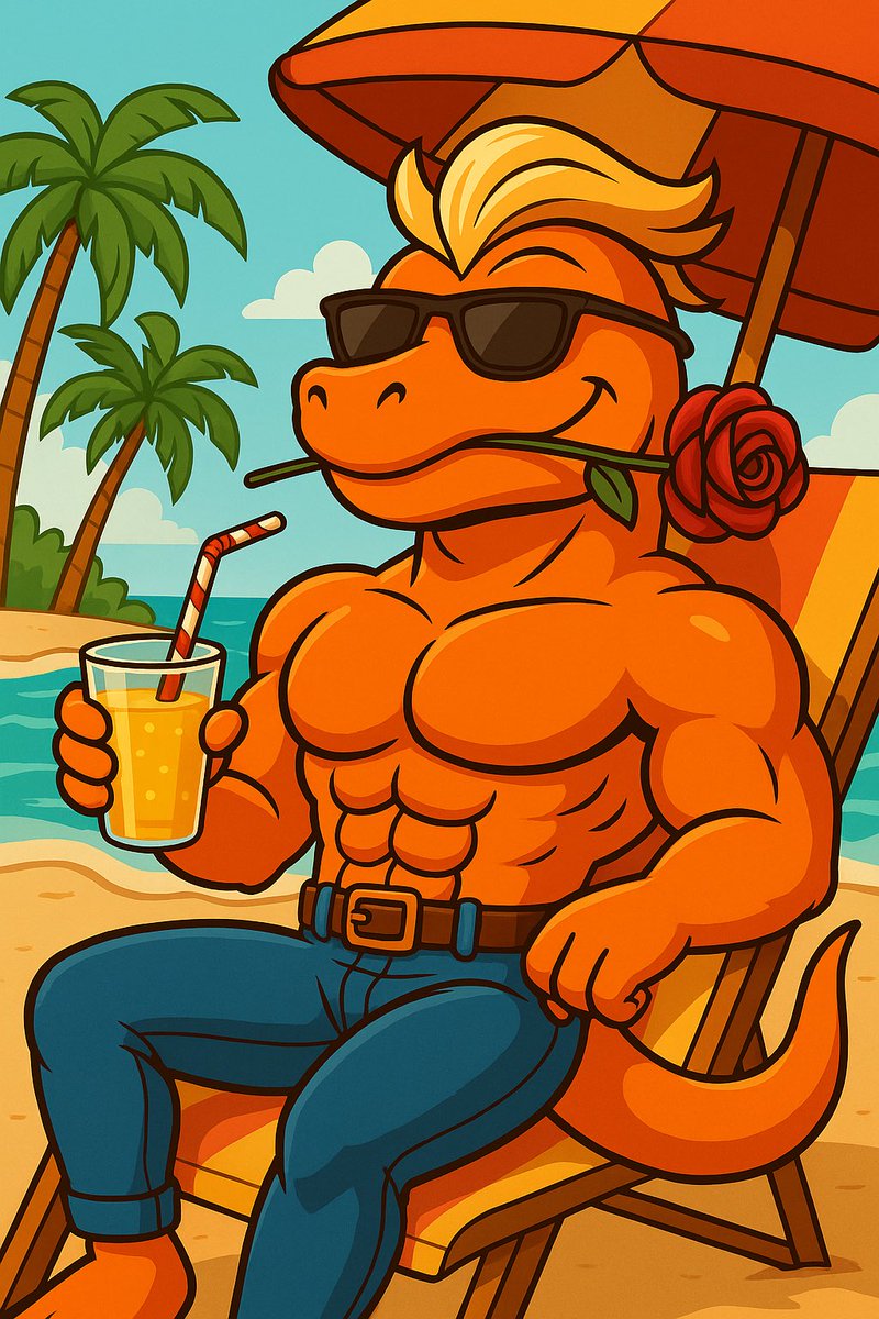 Jeets stressing over charts while I’m sipping passive income. 😎🌴🌹