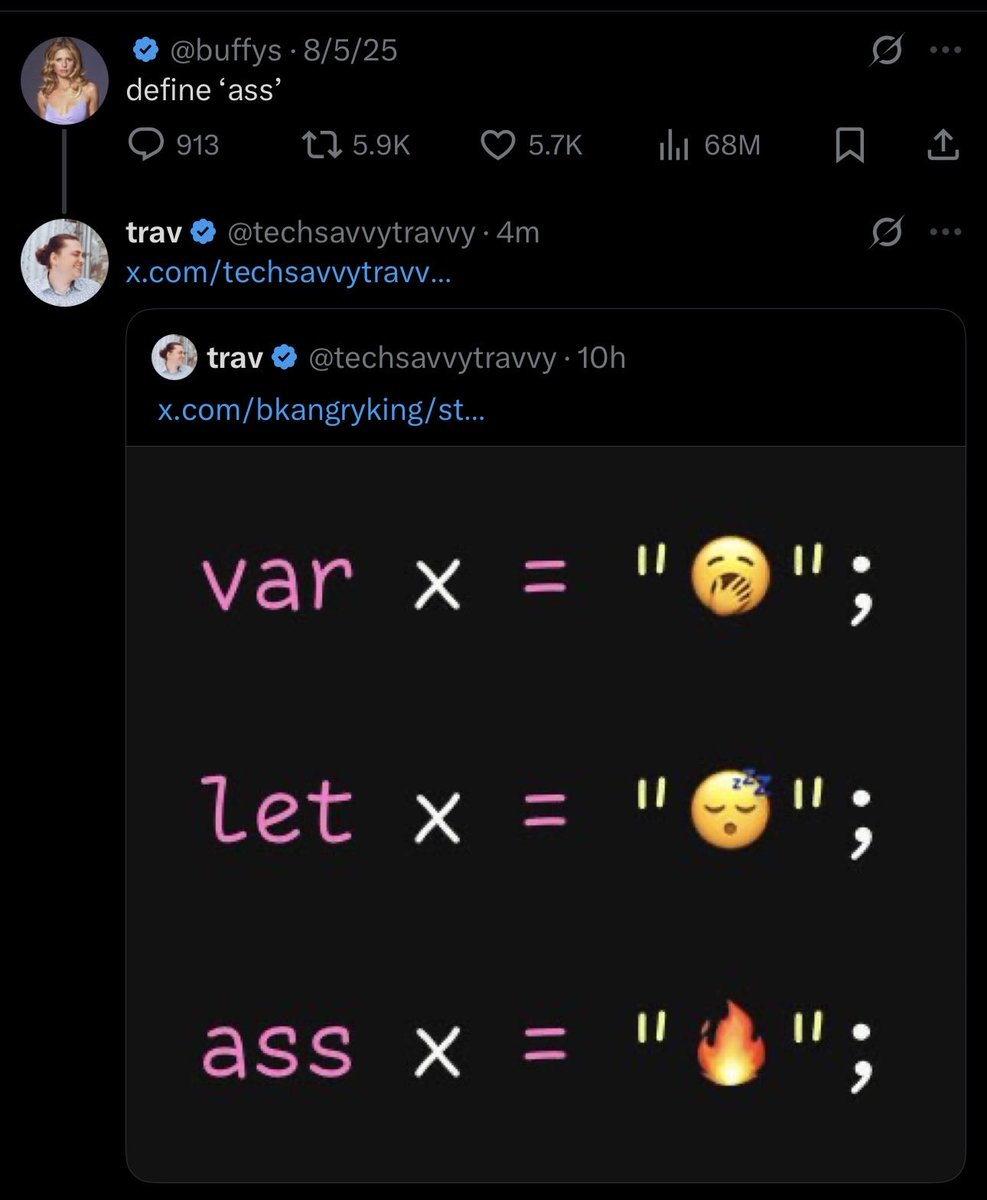 gitpush_gitpaid's tweet image. Me: man I haven’t heard from @techsavvytravvy in a while I wonder how he’s been
@techsavvytravvy :
