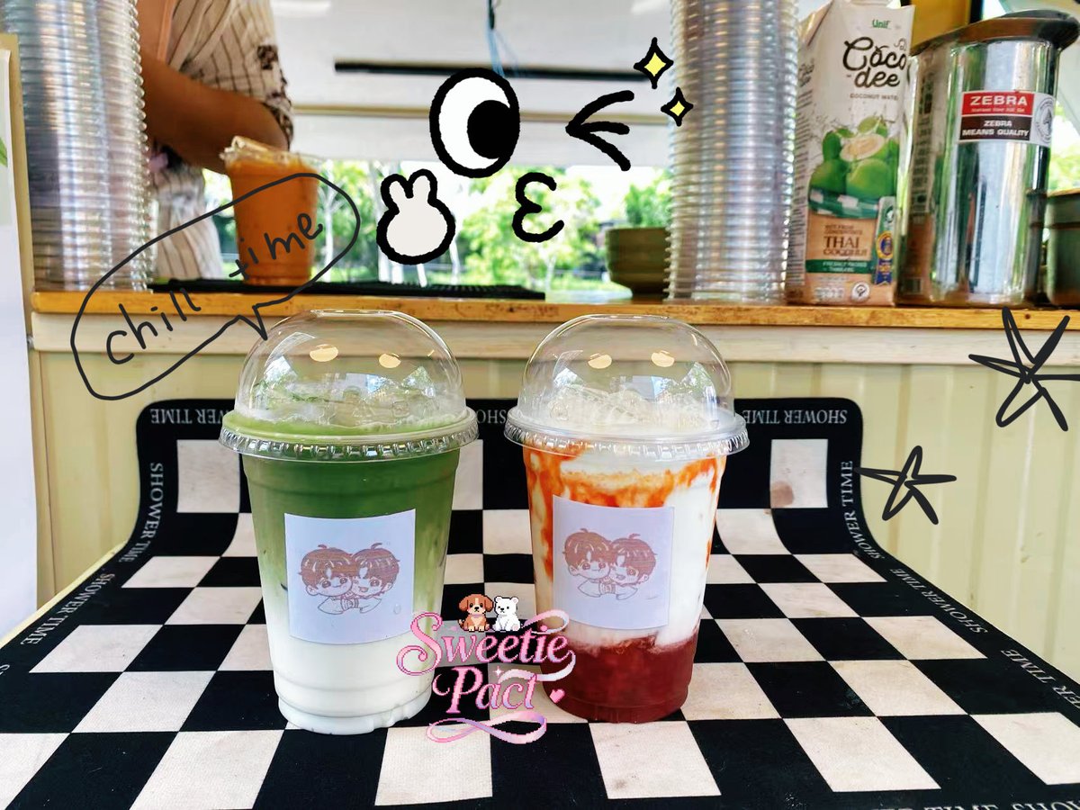 StellaPP8's tweet photo. 🐶🐻‍❄️ Duang With You Q18 Food Truck Support Project 🥤🥂

💖“Love can bridge any distance”

❤️‍🔥Wishing the <Duang With You> crew a smooth filming process!
🫶🏻TEETEEPOR Forever

@twnpich @porsuppakarn
Duang With You Q18
#ด้วงQ18แล้วนะเธอ https://t.co/g79M3wXA4T
